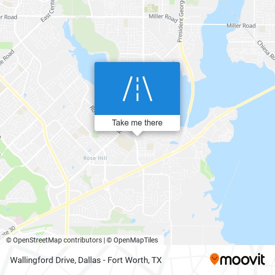 Wallingford Drive map
