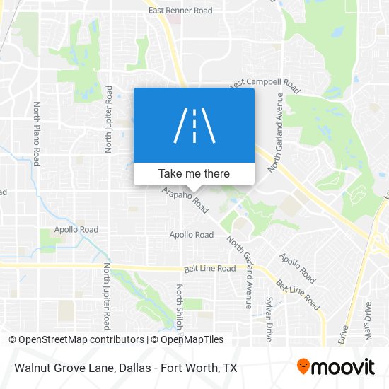 Walnut Grove Lane map