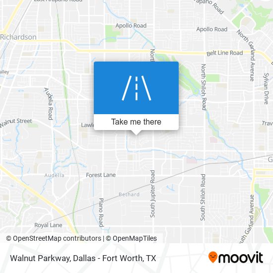 Mapa de Walnut Parkway