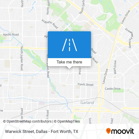 Mapa de Warwick Street