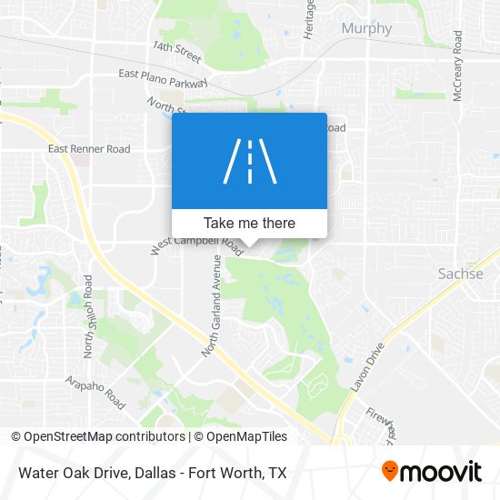 Mapa de Water Oak Drive