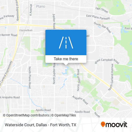 Mapa de Waterside Court