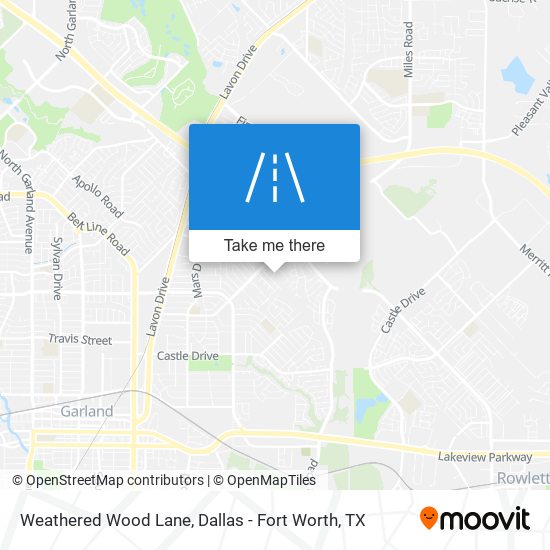 Mapa de Weathered Wood Lane