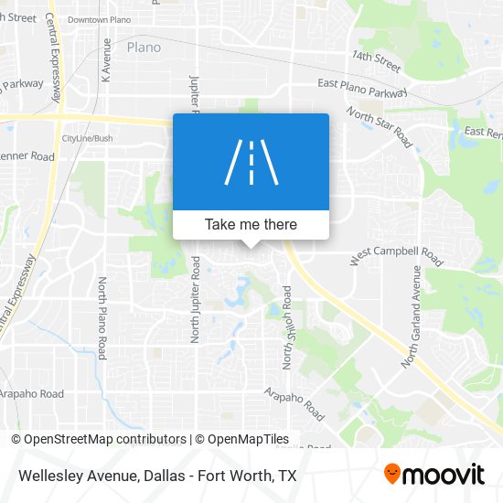 Wellesley Avenue map