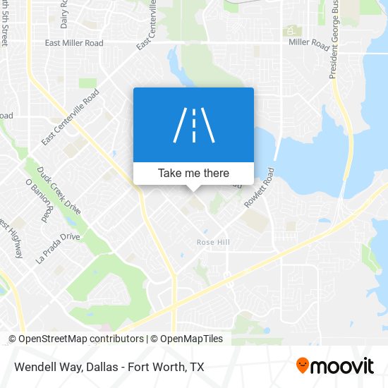 Wendell Way map