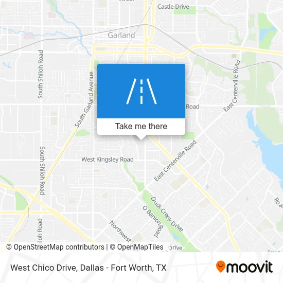 West Chico Drive map