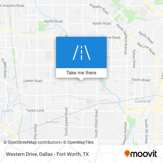 Mapa de Western Drive