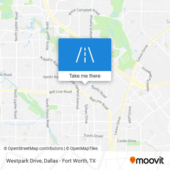 Westpark Drive map