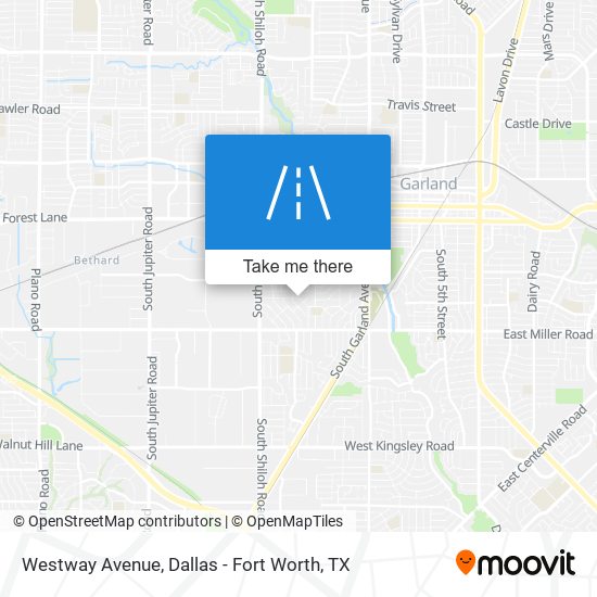 Westway Avenue map