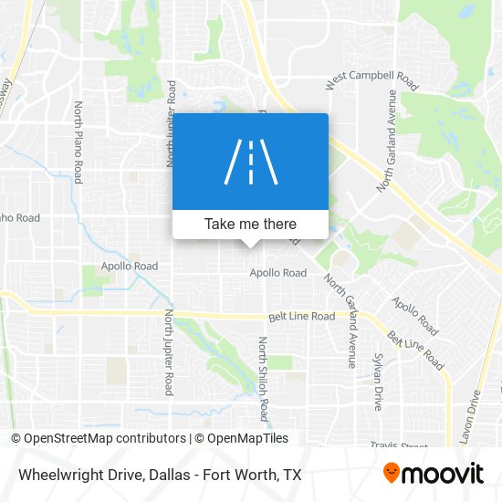 Mapa de Wheelwright Drive