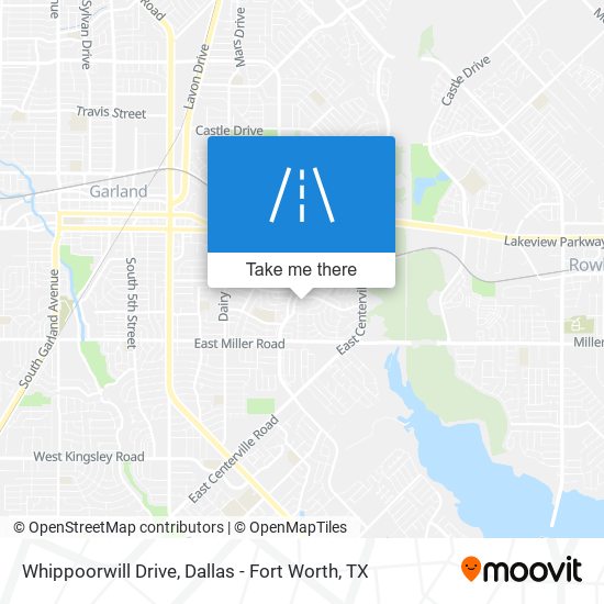Whippoorwill Drive map