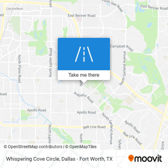 Mapa de Whispering Cove Circle