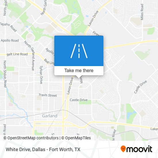 White Drive map