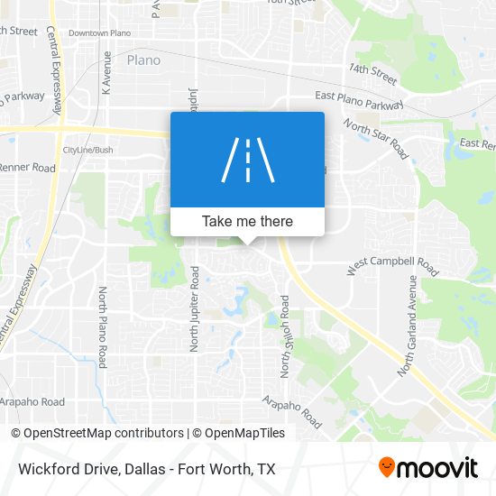 Wickford Drive map