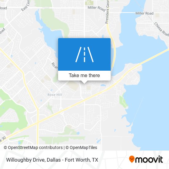 Mapa de Willoughby Drive