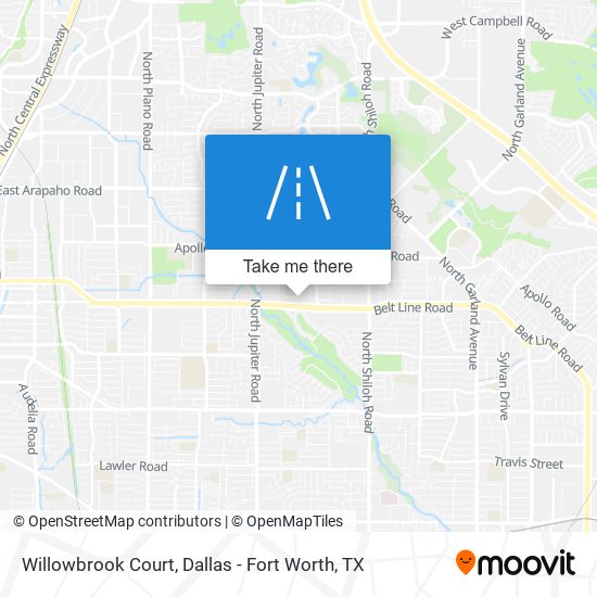 Willowbrook Court map