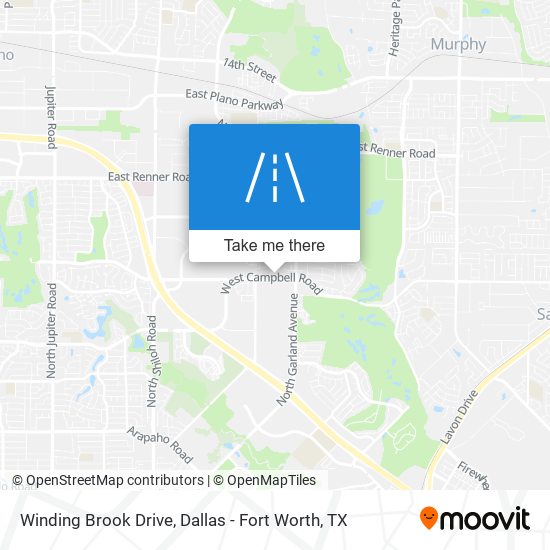 Mapa de Winding Brook Drive