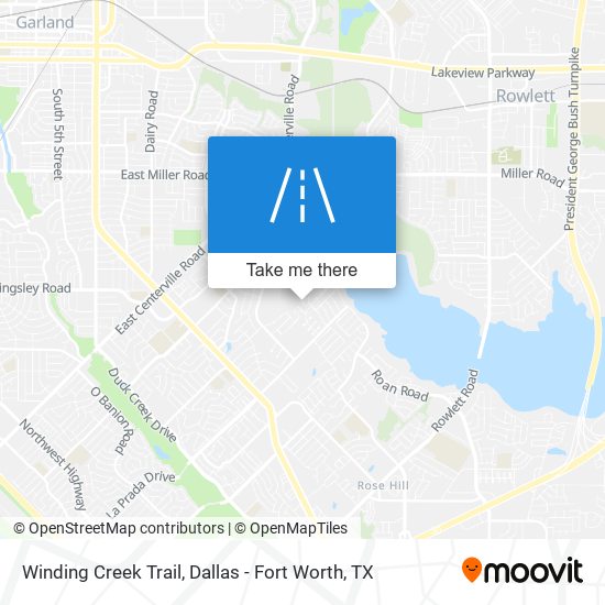 Winding Creek Trail map