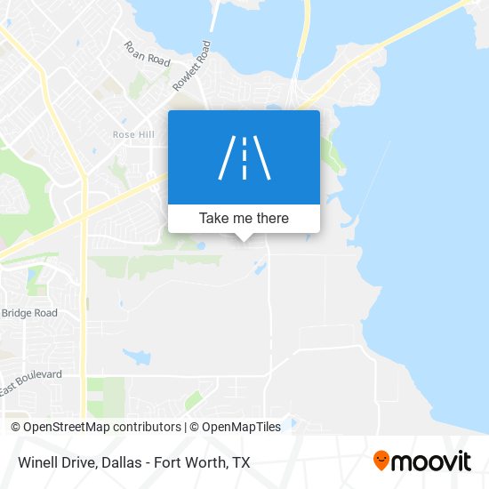 Winell Drive map