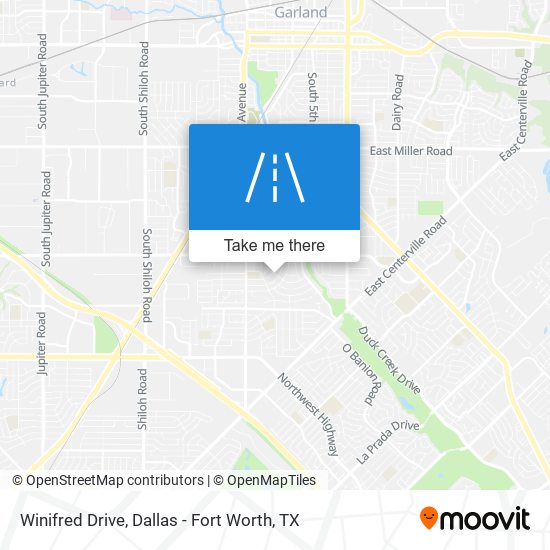 Winifred Drive map