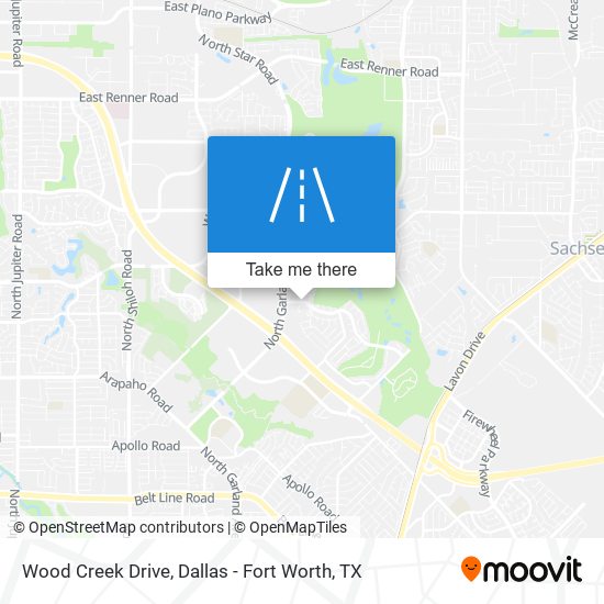 Mapa de Wood Creek Drive