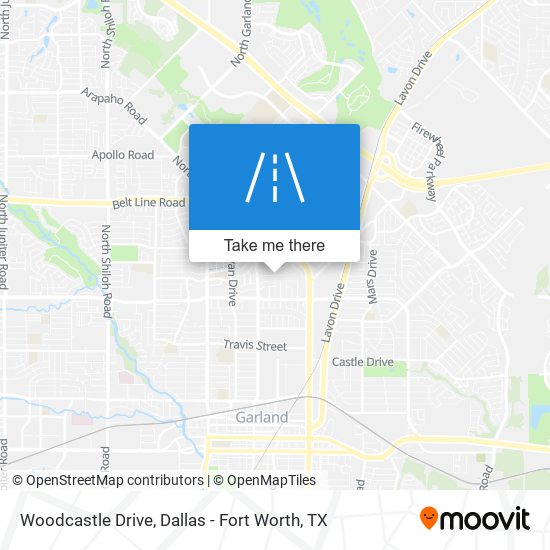 Woodcastle Drive map