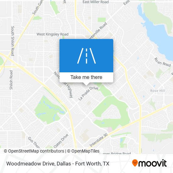 Mapa de Woodmeadow Drive