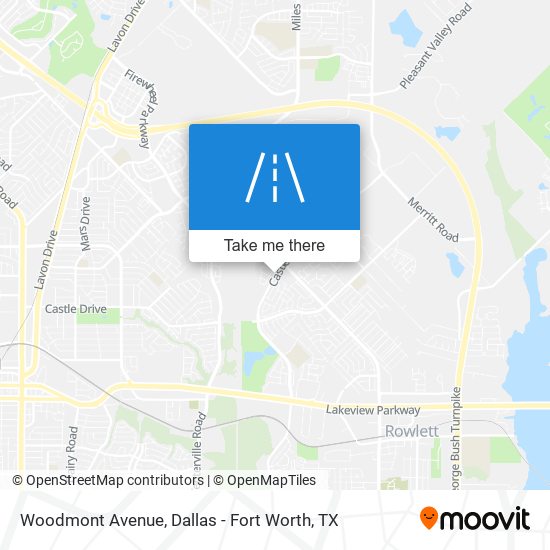 Woodmont Avenue map