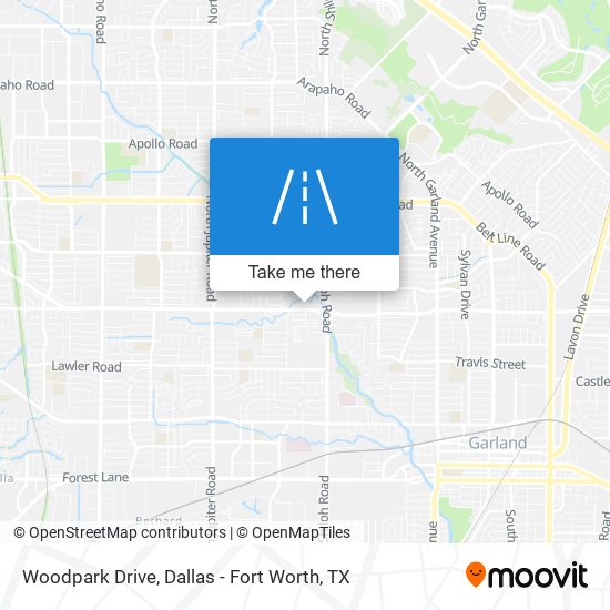 Woodpark Drive map