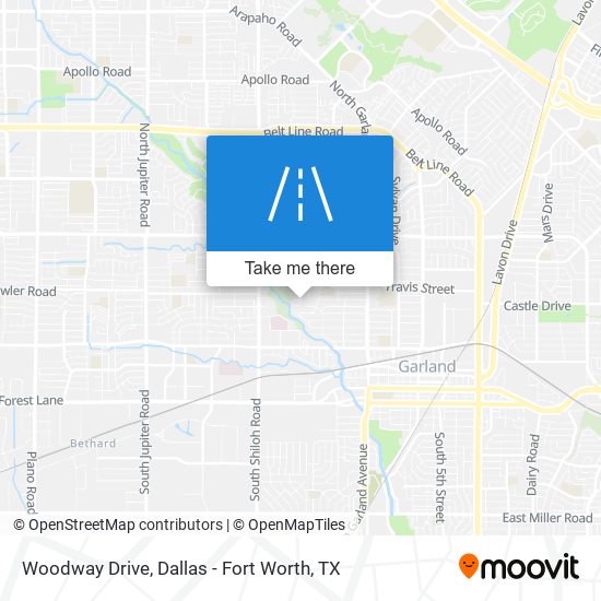 Mapa de Woodway Drive