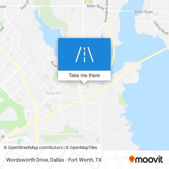 Wordsworth Drive map