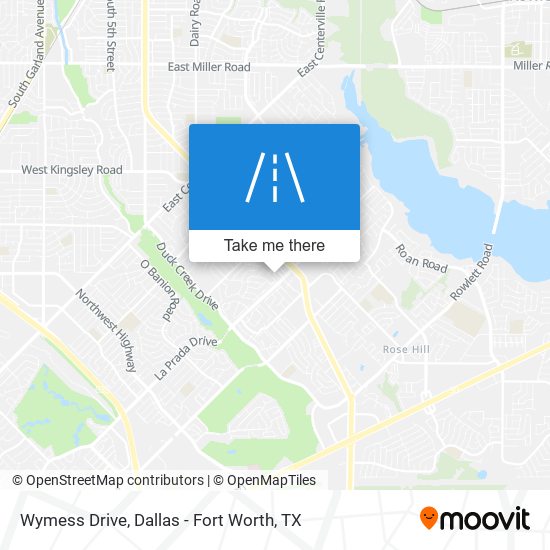 Wymess Drive map