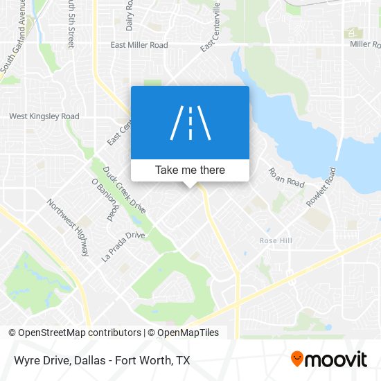 Mapa de Wyre Drive