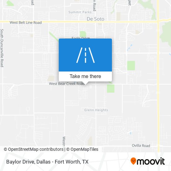 Mapa de Baylor Drive