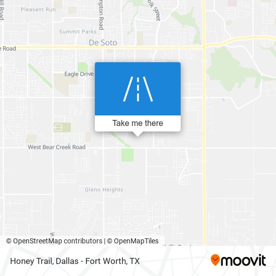 Honey Trail map
