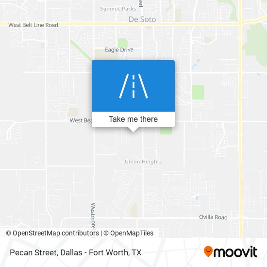Pecan Street map