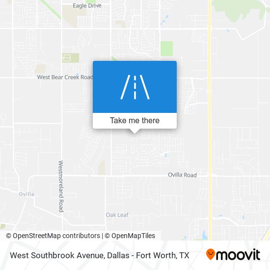 West Southbrook Avenue map