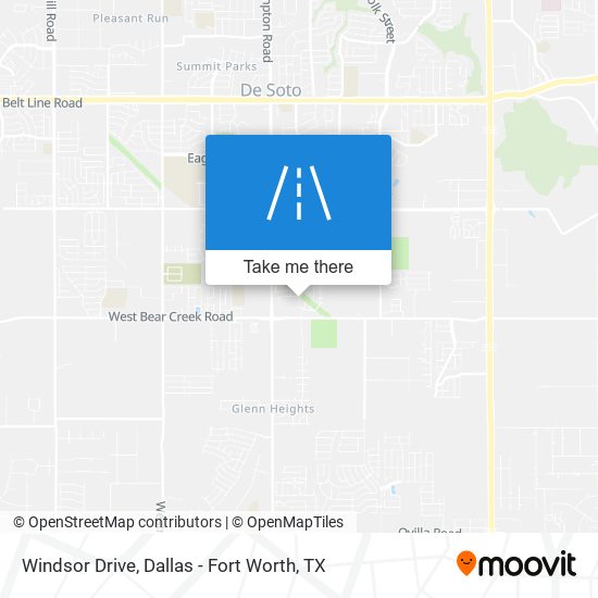 Mapa de Windsor Drive