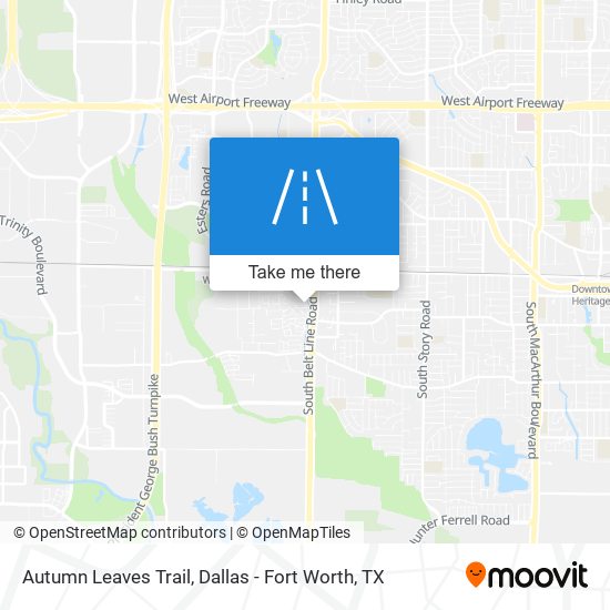 Autumn Leaves Trail map