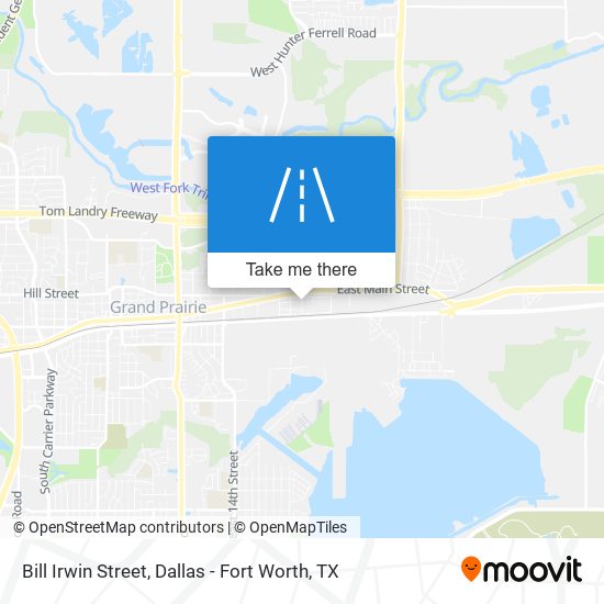 Mapa de Bill Irwin Street
