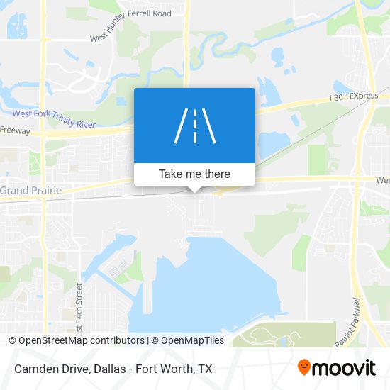 Camden Drive map