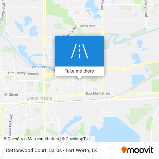 Mapa de Cottonwood Court