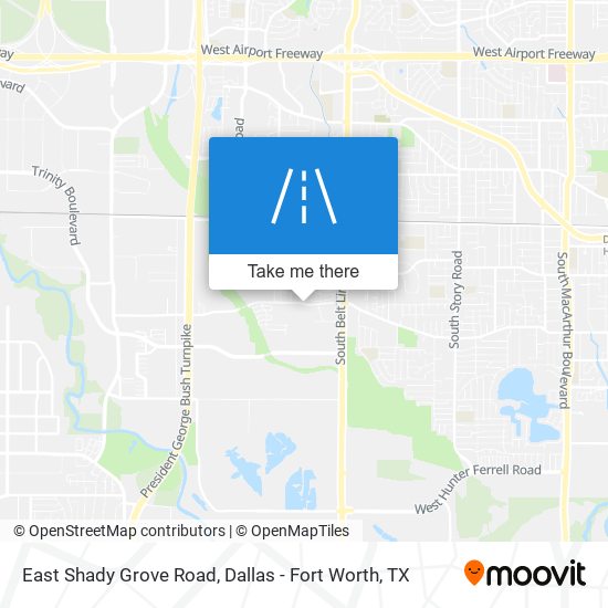East Shady Grove Road map