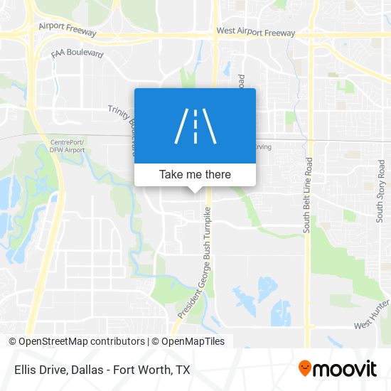 Ellis Drive map