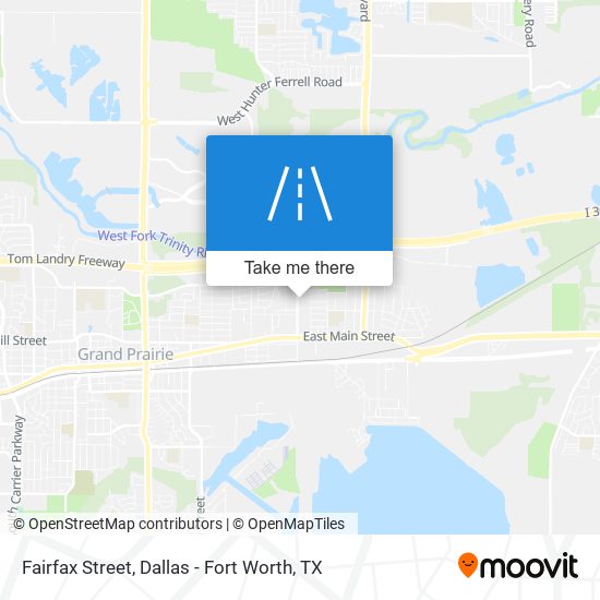 Fairfax Street map