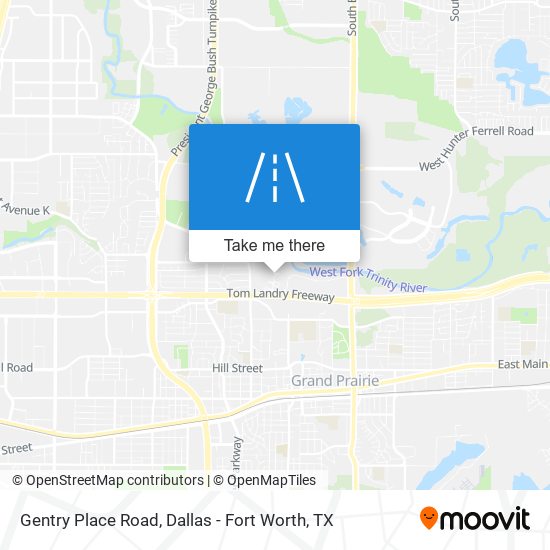 Gentry Place Road map