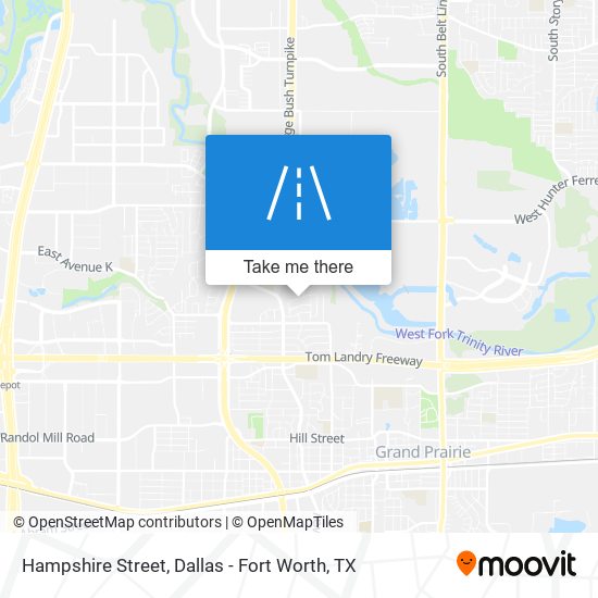 Hampshire Street map