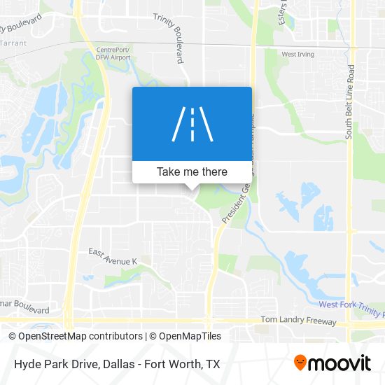 Mapa de Hyde Park Drive