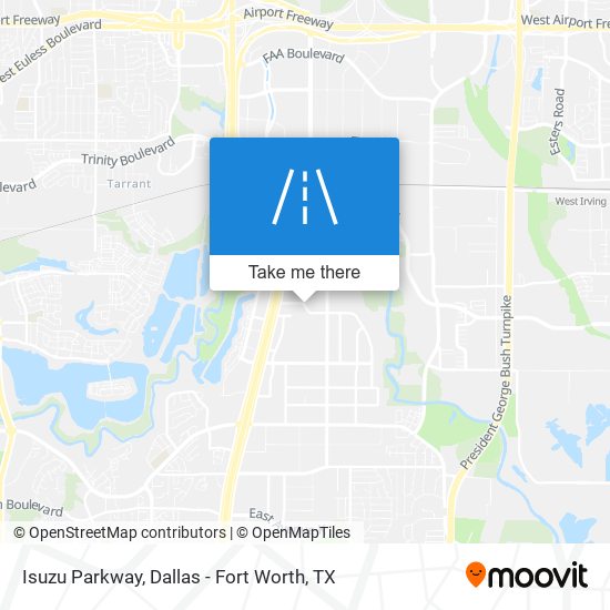Mapa de Isuzu Parkway