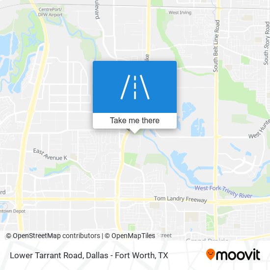 Mapa de Lower Tarrant Road